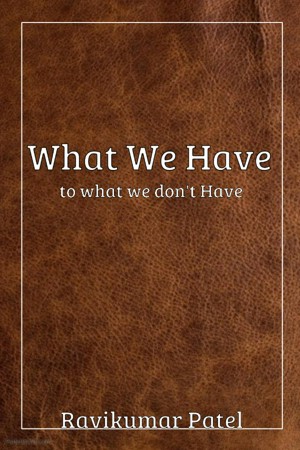 What We Have To What We Don't Have